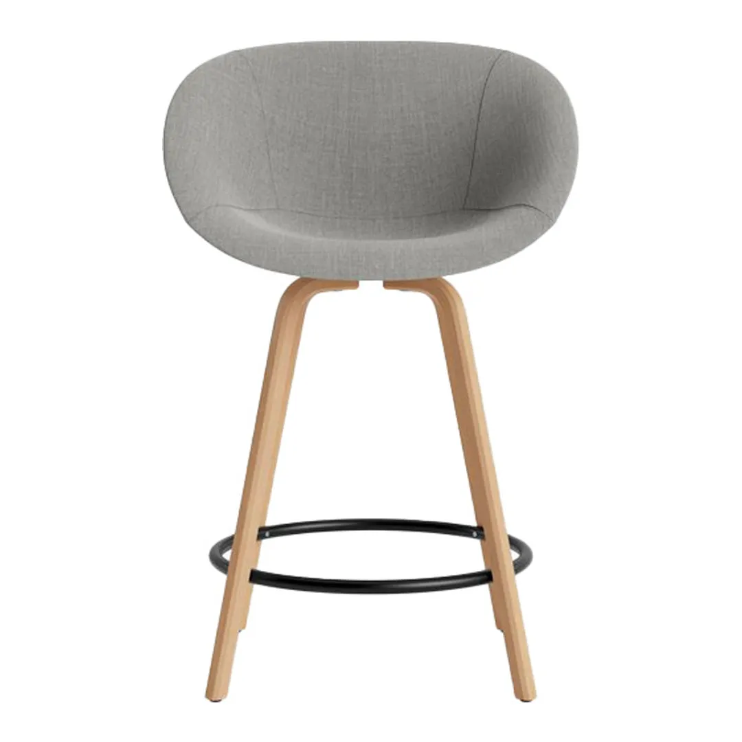 Mat Counter Chair w/ Arms - Fully Upholstered
