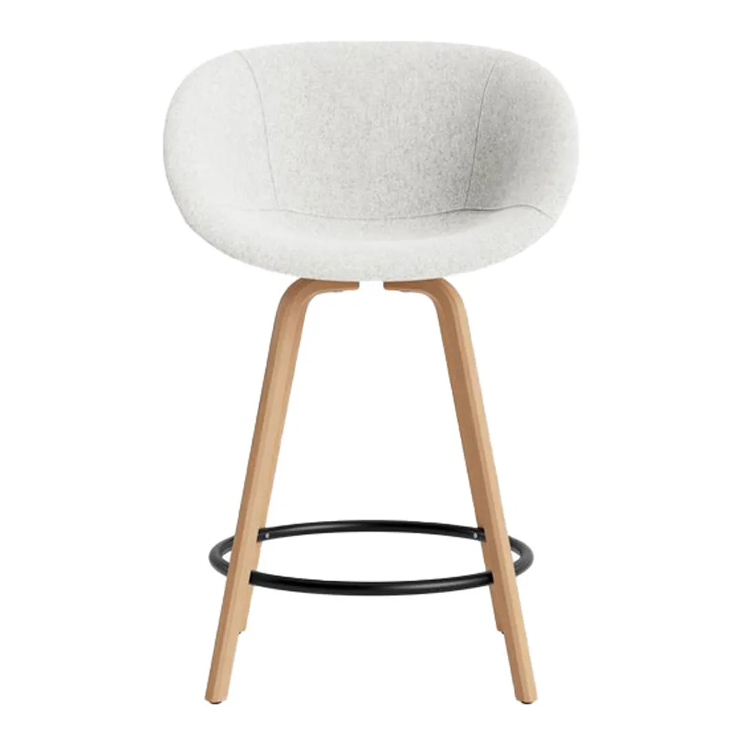 Mat Counter Chair w/ Arms - Fully Upholstered