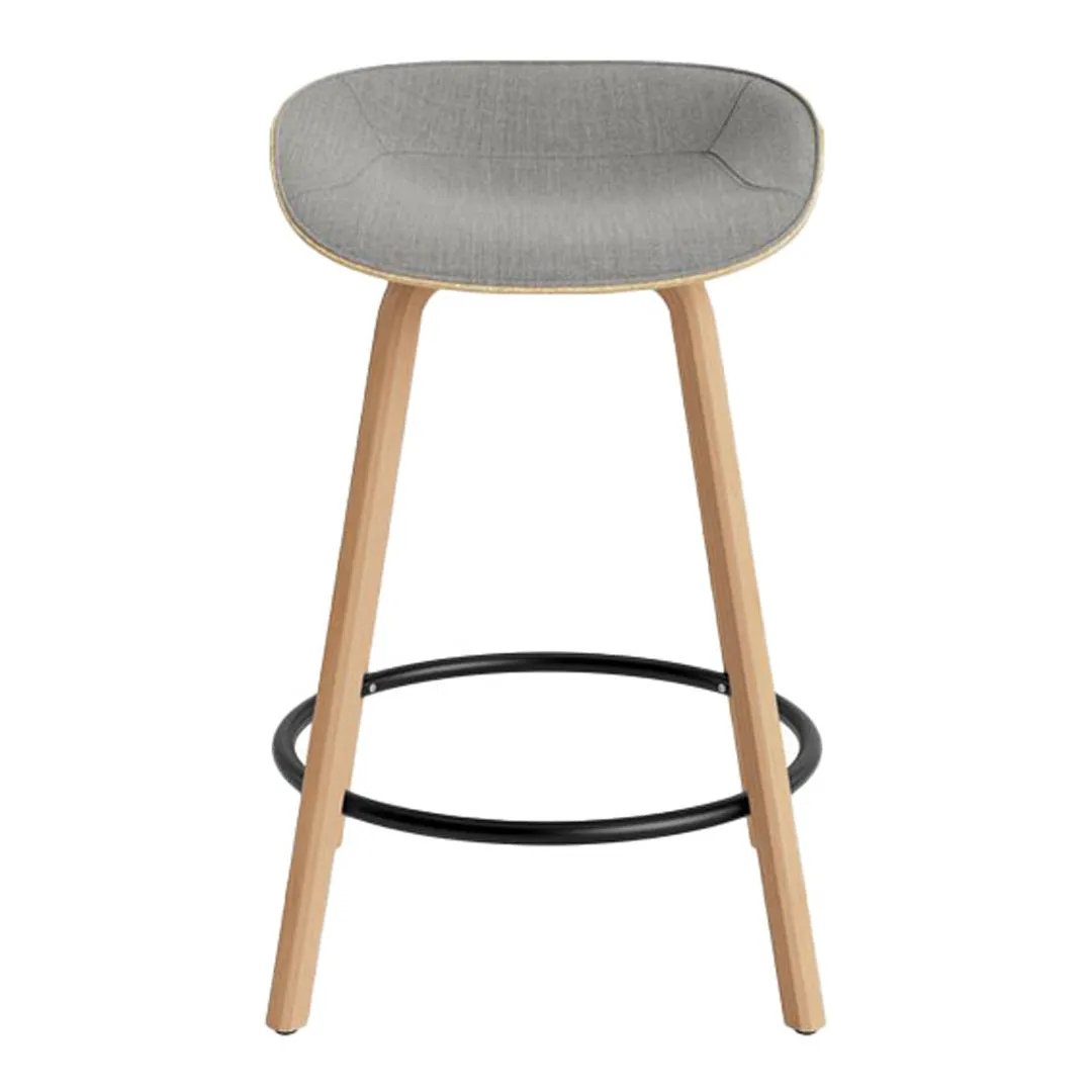 Mat Counter Stool - Front Upholstered