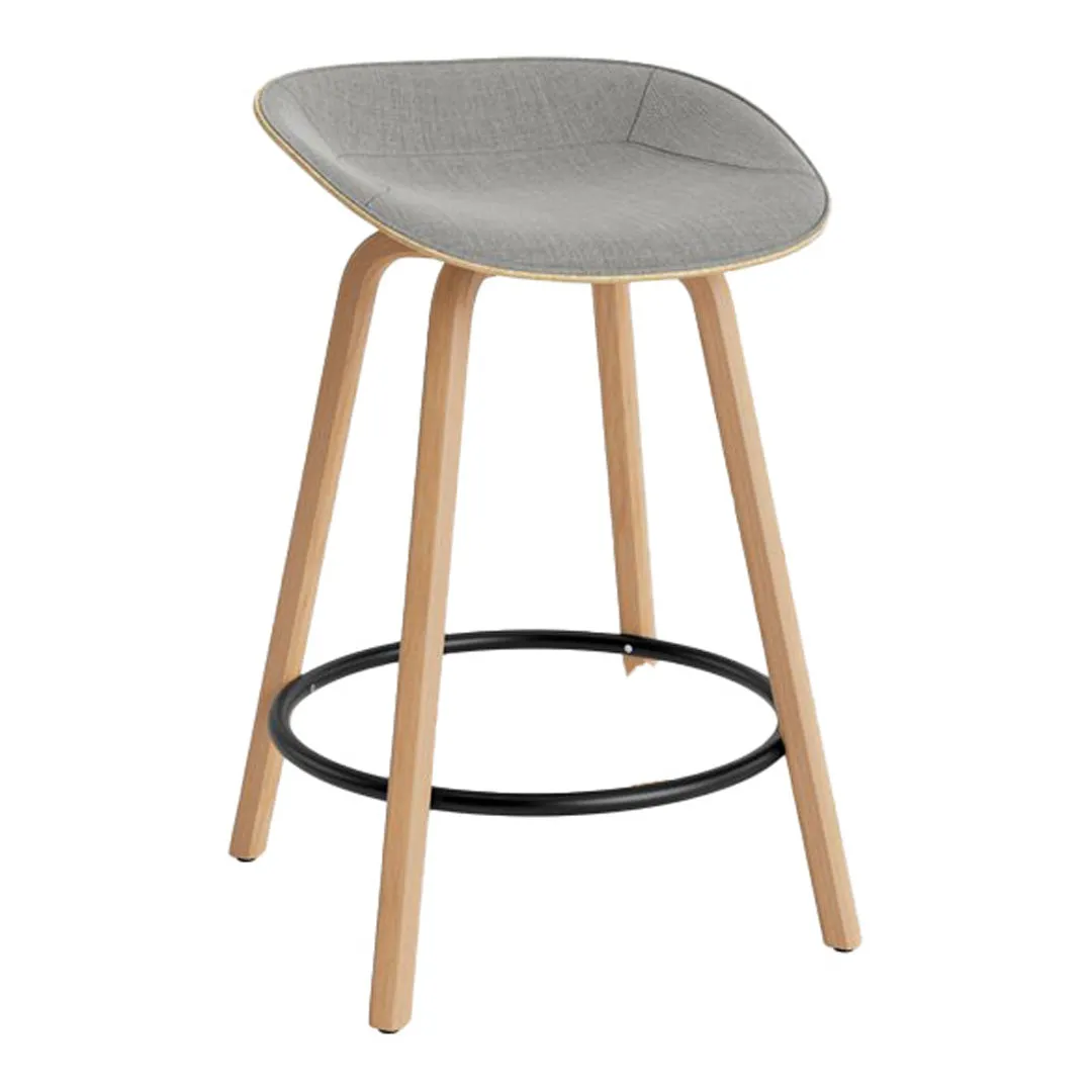 Mat Counter Stool - Front Upholstered