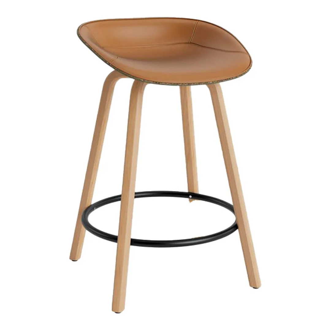 Mat Counter Stool - Front Upholstered