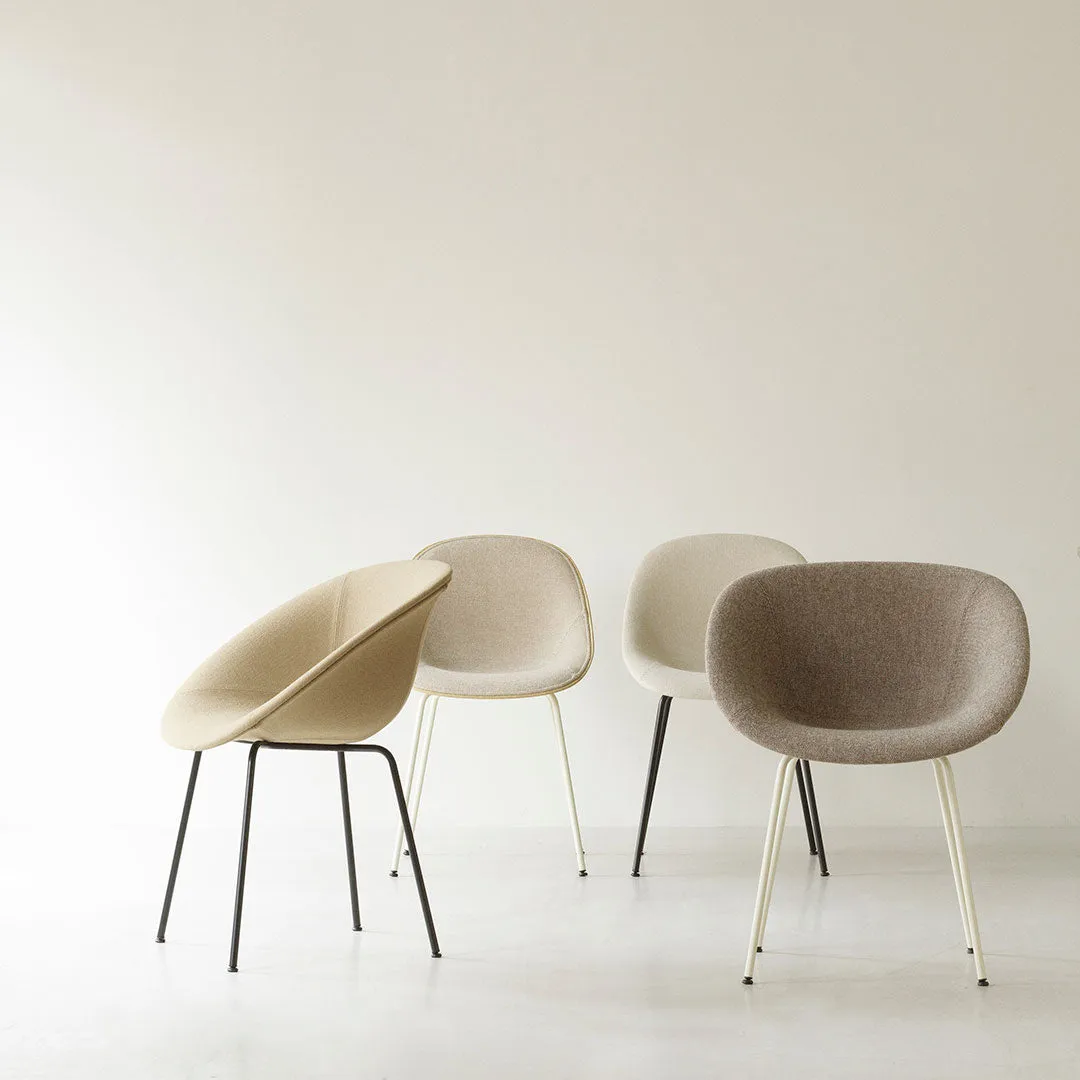 Mat Dining Chair w/ Arms - Fully Upholstered