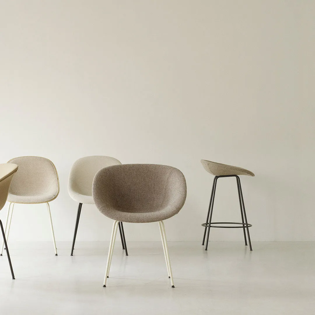Mat Dining Chair w/ Arms - Fully Upholstered