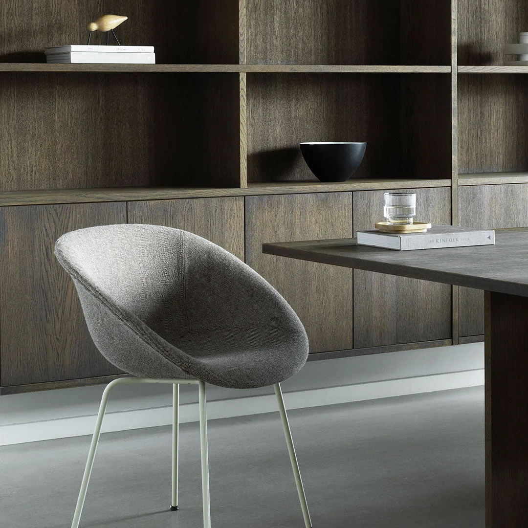 Mat Dining Chair w/ Arms - Fully Upholstered
