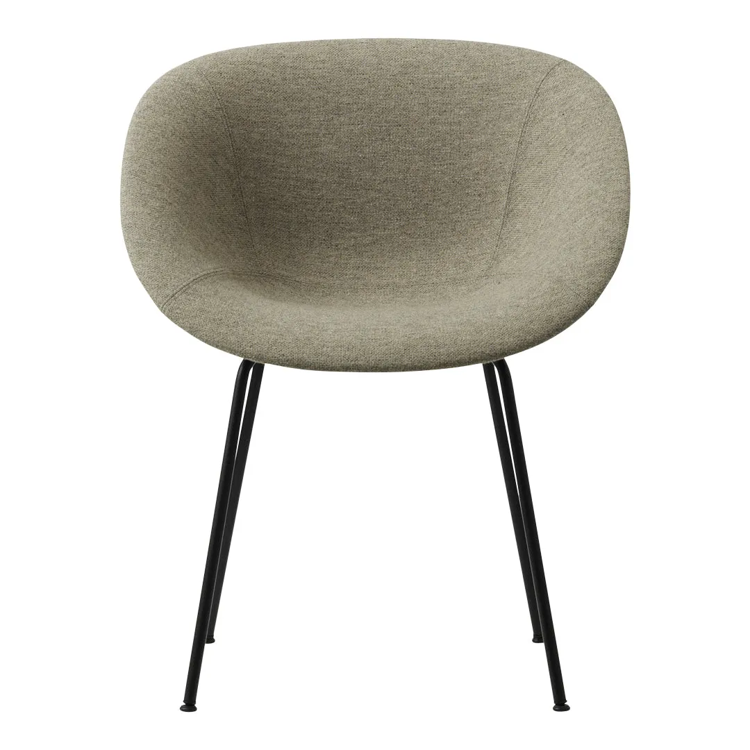 Mat Dining Chair w/ Arms - Fully Upholstered