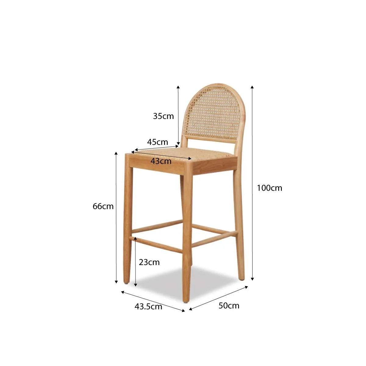 Mateo Bar Stool - Set of Two Bundle Mocka
