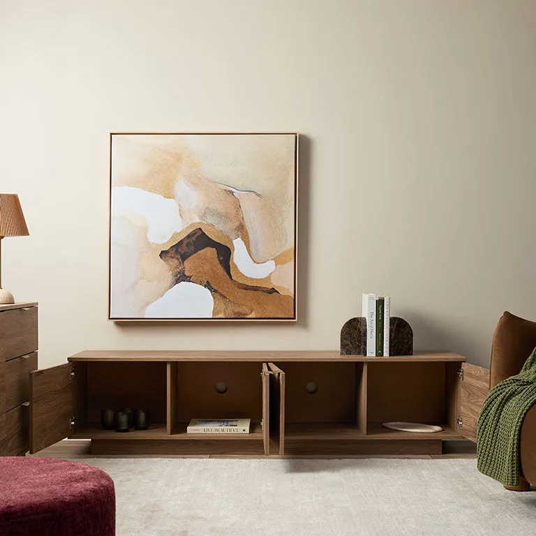 Maverick Entertainment Unit - Pecan Mocka