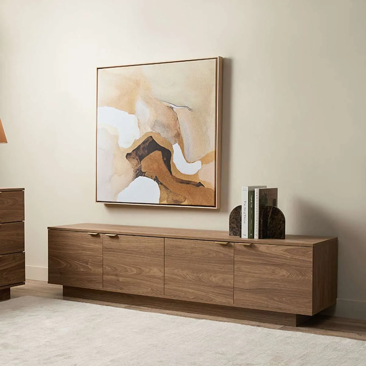 Maverick Entertainment Unit - Pecan Mocka