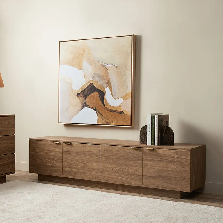 Maverick Entertainment Unit - Pecan Mocka