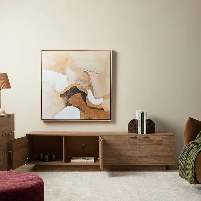 Maverick Entertainment Unit - Pecan Mocka