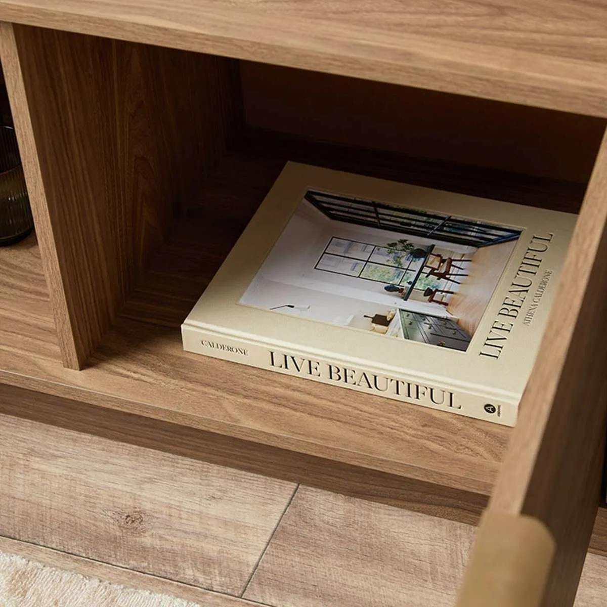Maverick Entertainment Unit - Pecan Mocka