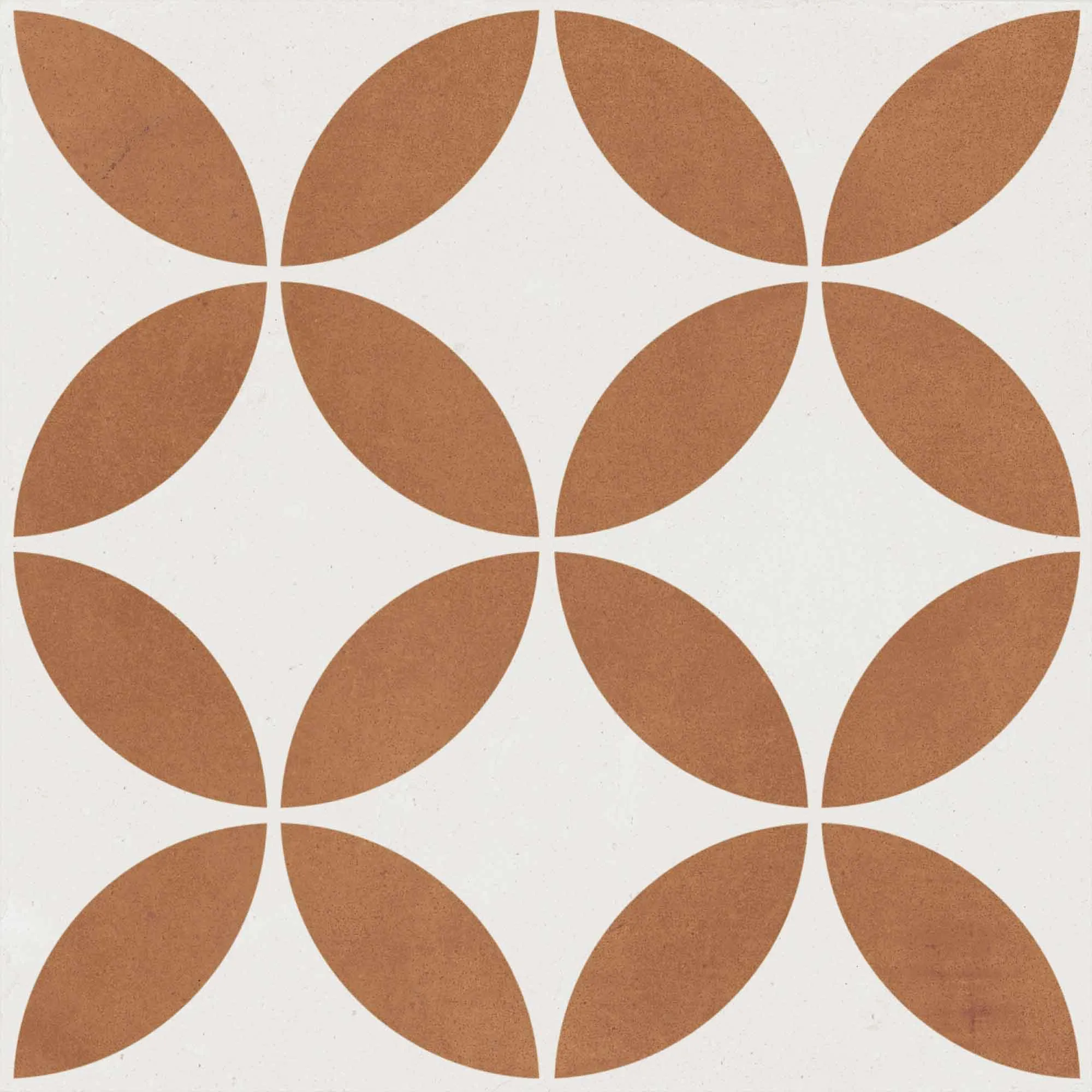 Mayari Clay Petals 3D Pattern Porcelain Tile 22x22cm Matt