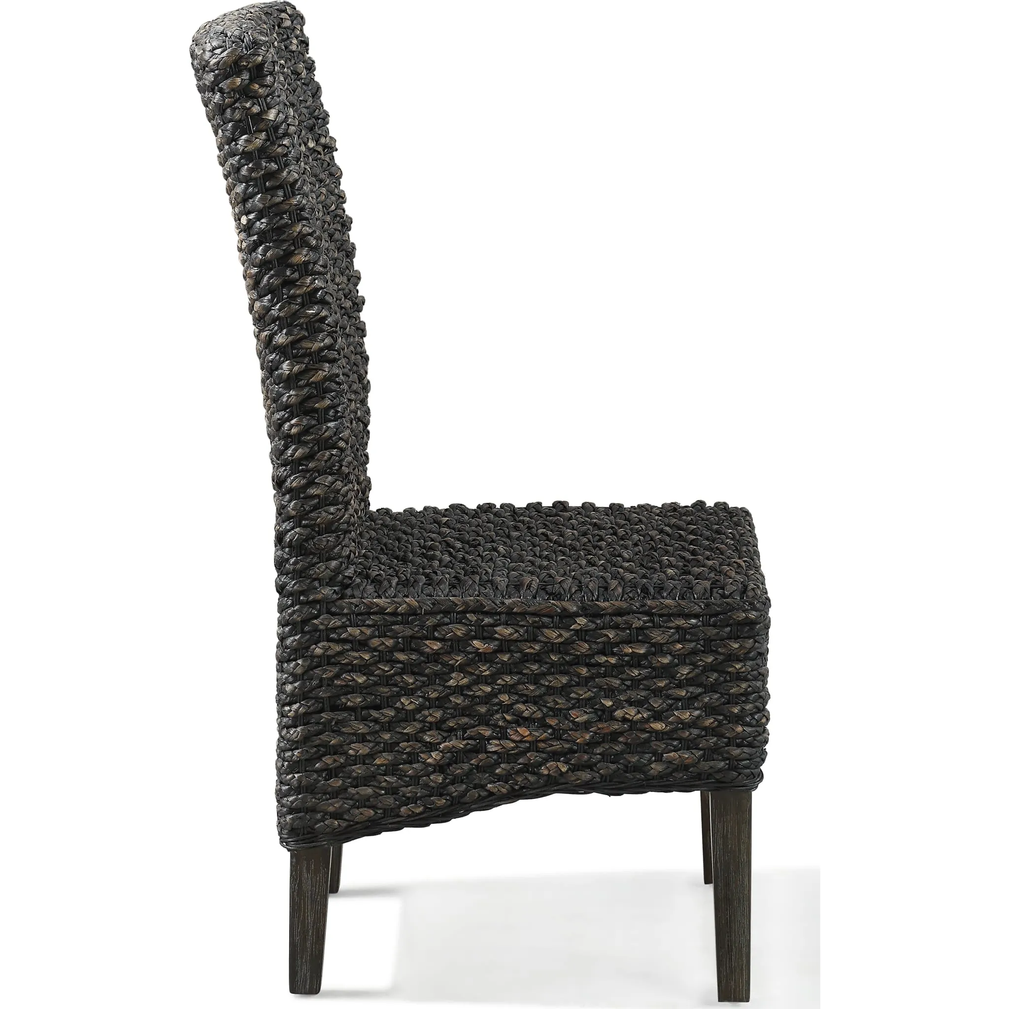 Meadow Chair Water Hyacinth in Graphite Modus