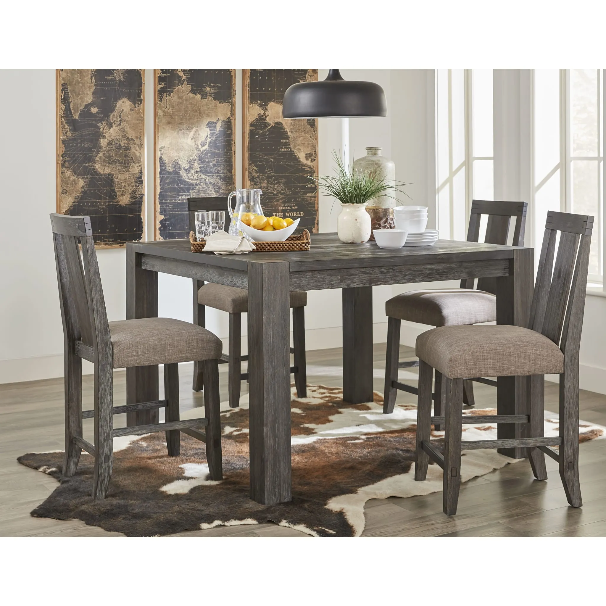 Meadow (Graphite) Meadow Counter Stool in Graphite Modus