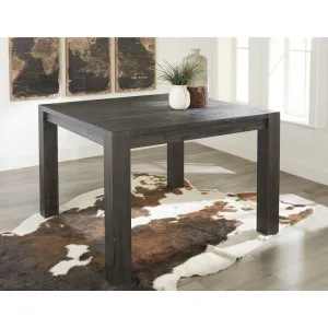 Meadow Solid Wood Square Counter Table in Graphite Modus