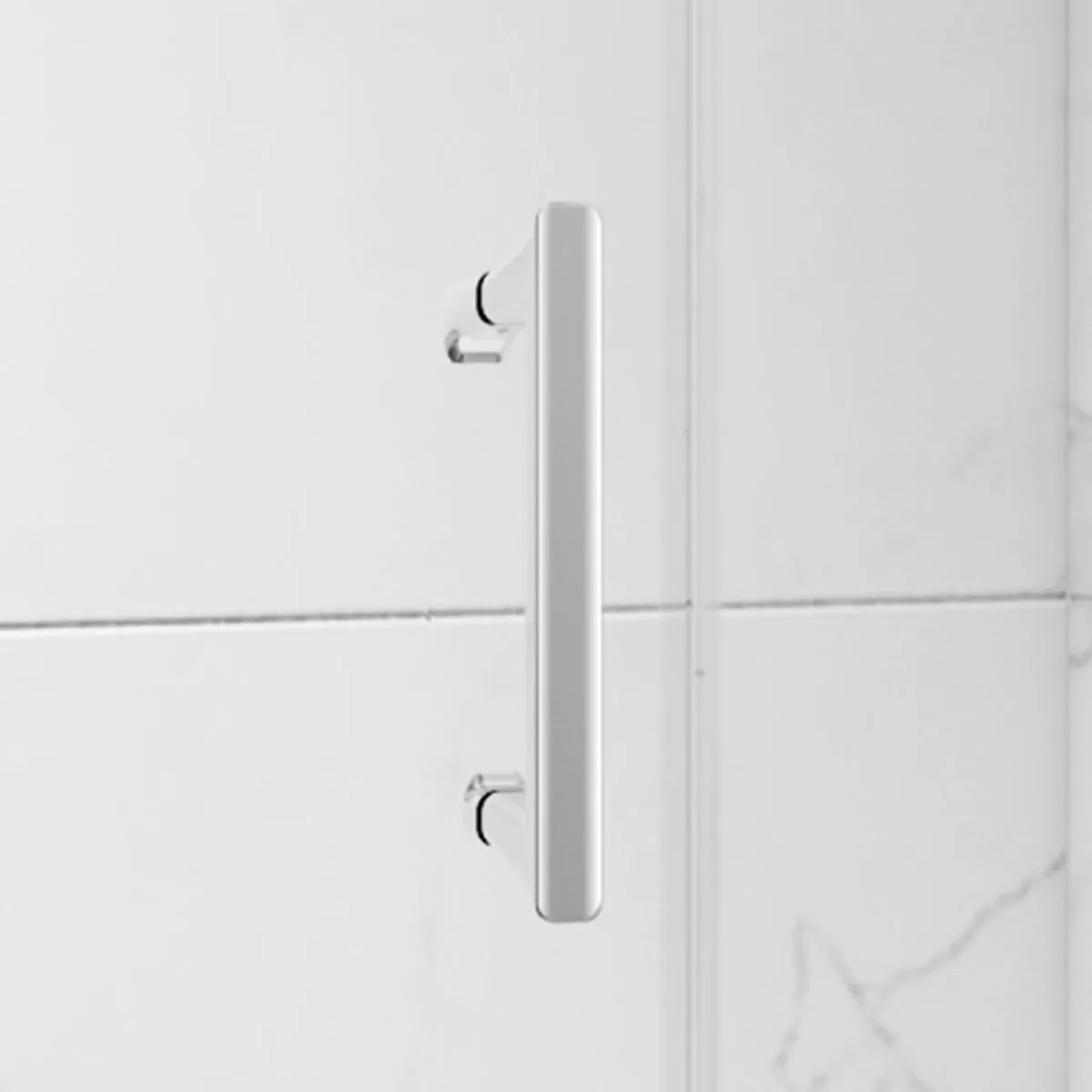 Merlyn 6 Series Sleek Sliding Shower Door With Side Panel - Chrome