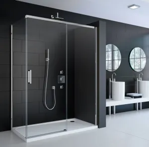 Merlyn 8 Series Frameless Sliding Shower Door - Chrome