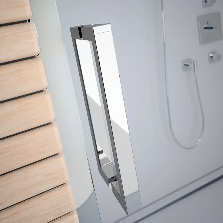 Merlyn 8 Series Frameless Sliding Shower Door - Chrome