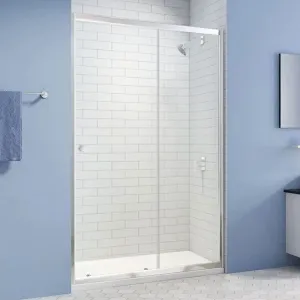 Merlyn EASY Sliding Shower Door In Recess - Chrome