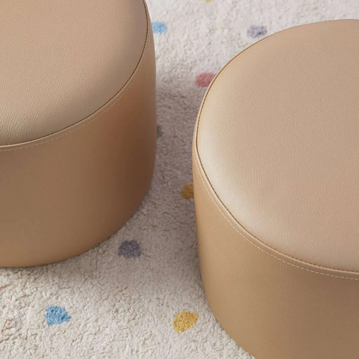 Mini Maeve Natural   Mini Moo Beige Two Seater Set Mocka