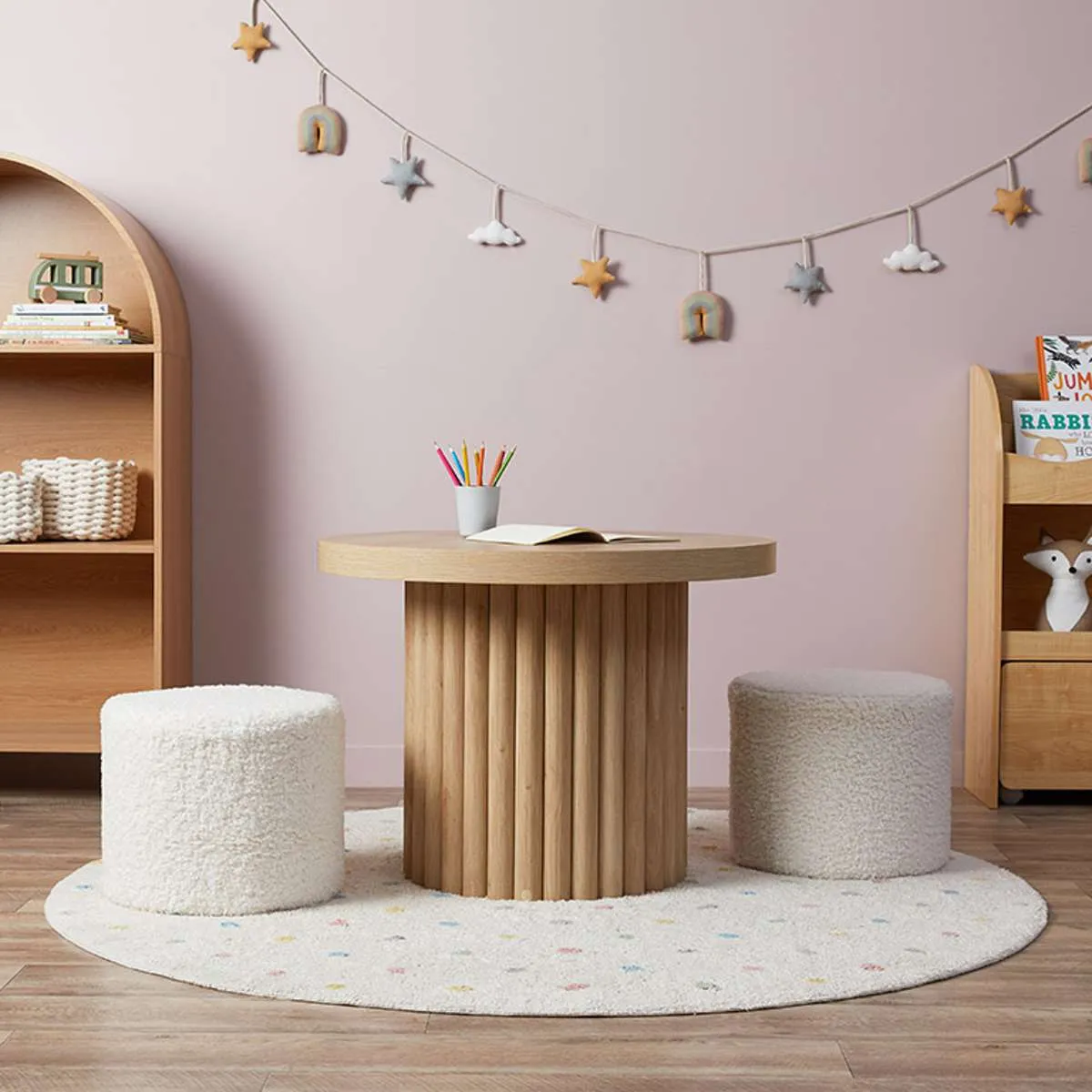 Mini Roo   Mini Moo Cream Two Seater Set Mocka
