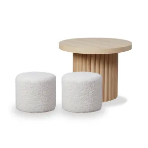 Mini Roo   Mini Moo Cream Two Seater Set Mocka