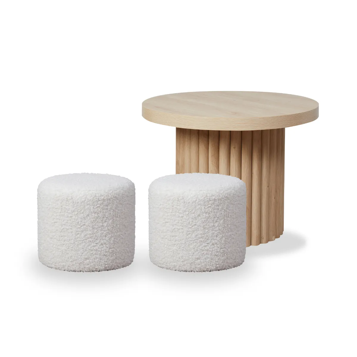 Mini Roo   Mini Moo Cream Two Seater Set Mocka