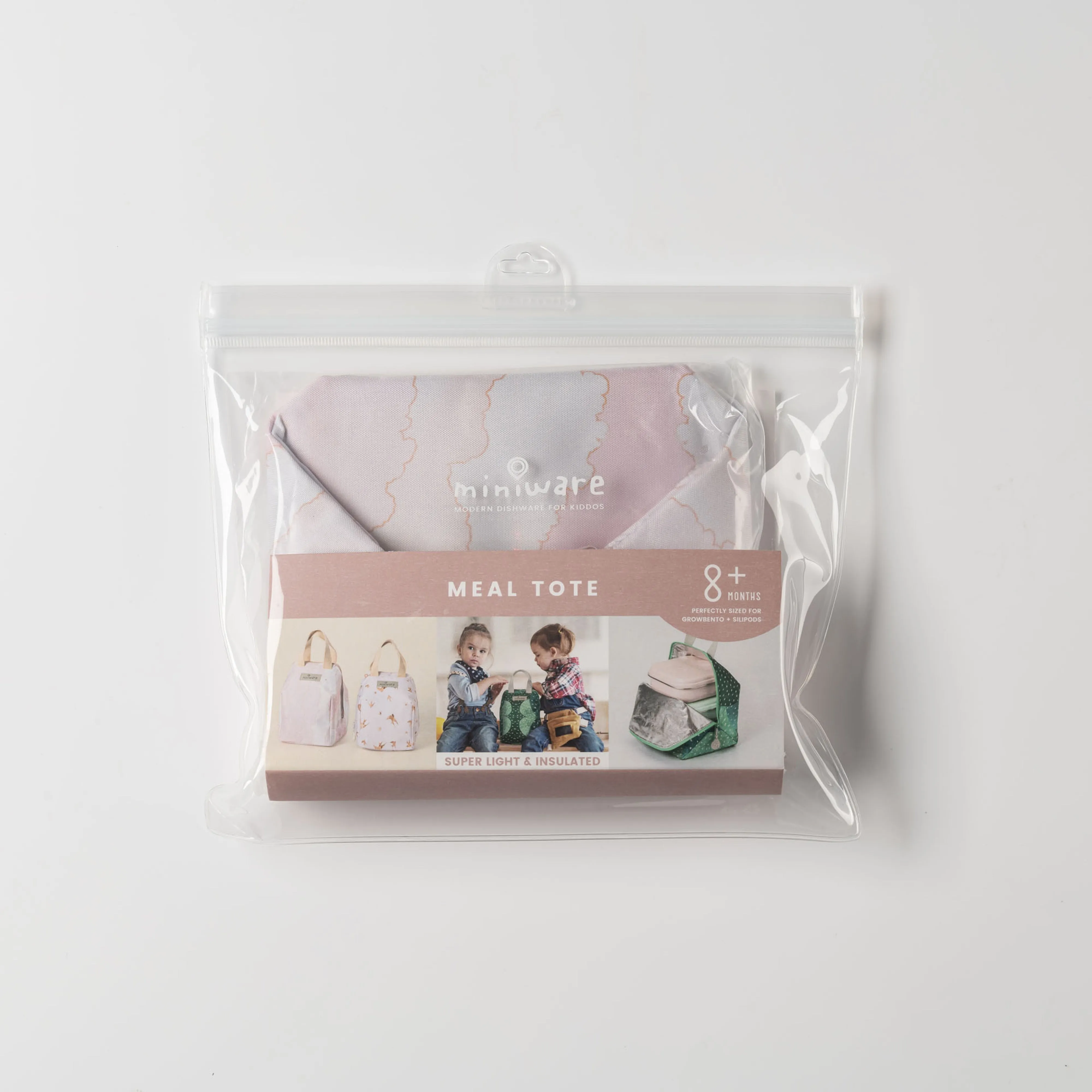 Miniware Mealtote Multifunctional Lunch Bag - Pink Cloud