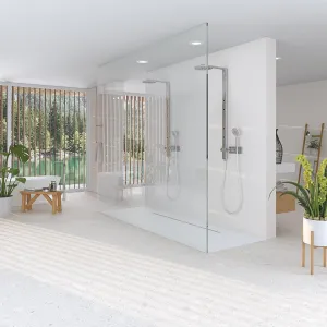 Miscela Blanco Terrazzo Effect Porcelain Tile 60x60cm Matt