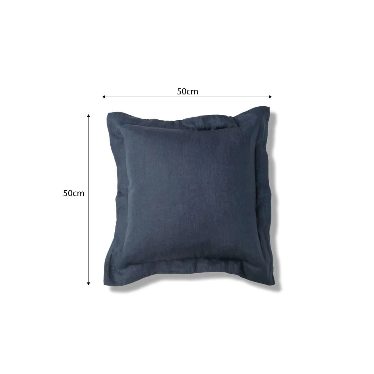 Mocka Linen Cushion - Navy Blue Mocka