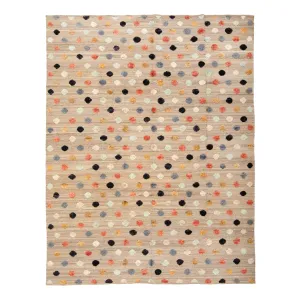 Multicolored Zameen Transitional Wool Rug - 9'3" x 12'1"