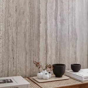 Nativa Tibur Vena Travertine Effect Porcelain Tile 60x120cm Matt