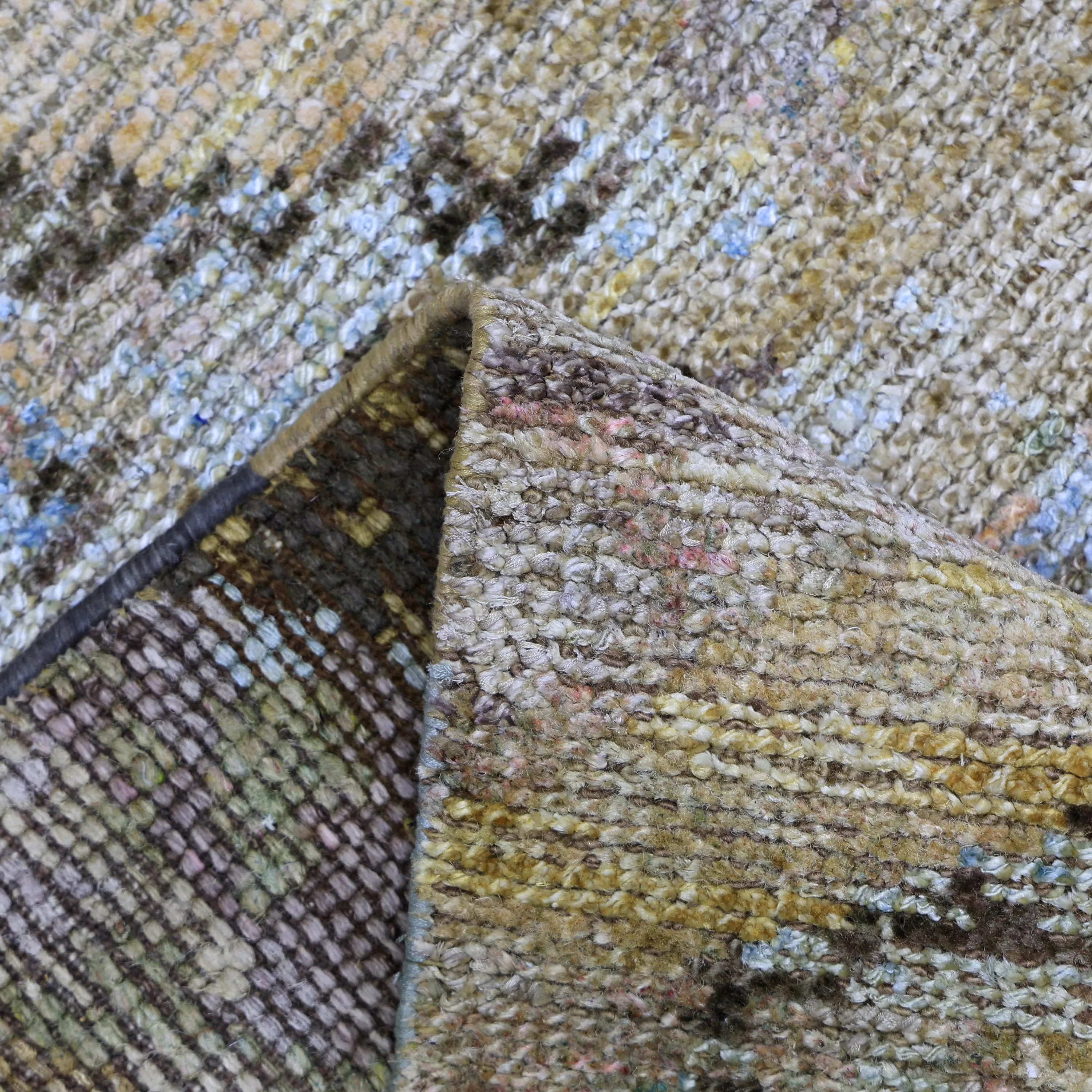 Natural Alchemy Contemporary Wool Linen Blend Rug - 8'3" x 10'8"