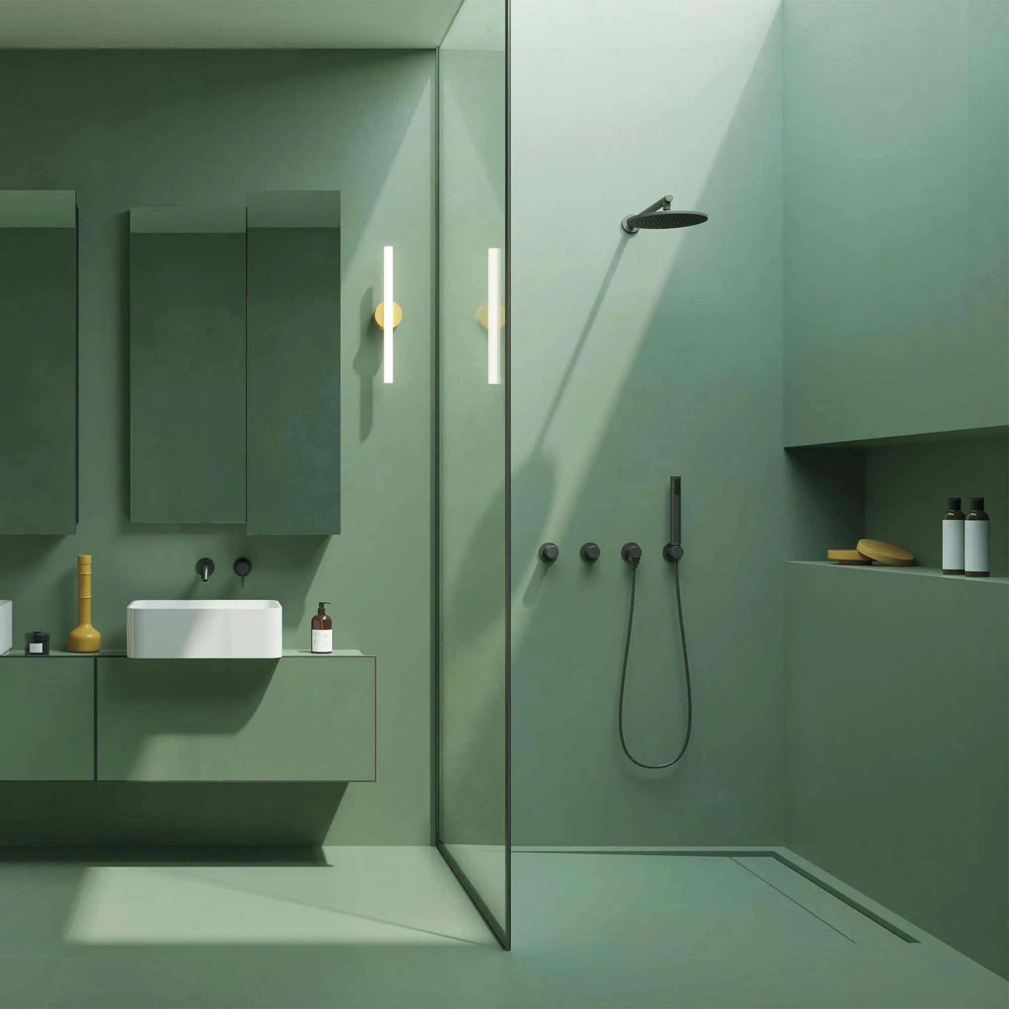 Nuances Giada Concrete Effect Porcelain Tile 60x120cm Matt
