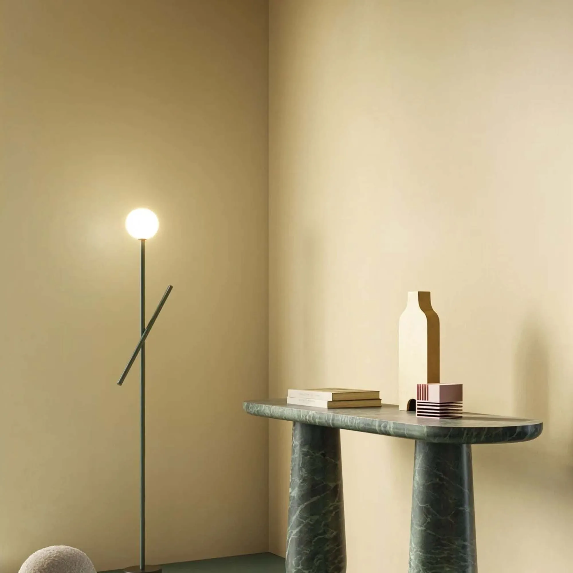 Nuances Luce Concrete Effect Porcelain Tile 60x120cm Matt