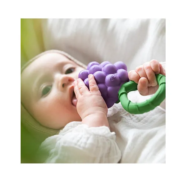 Oli & Carol Grape Rattle Toy & Teether