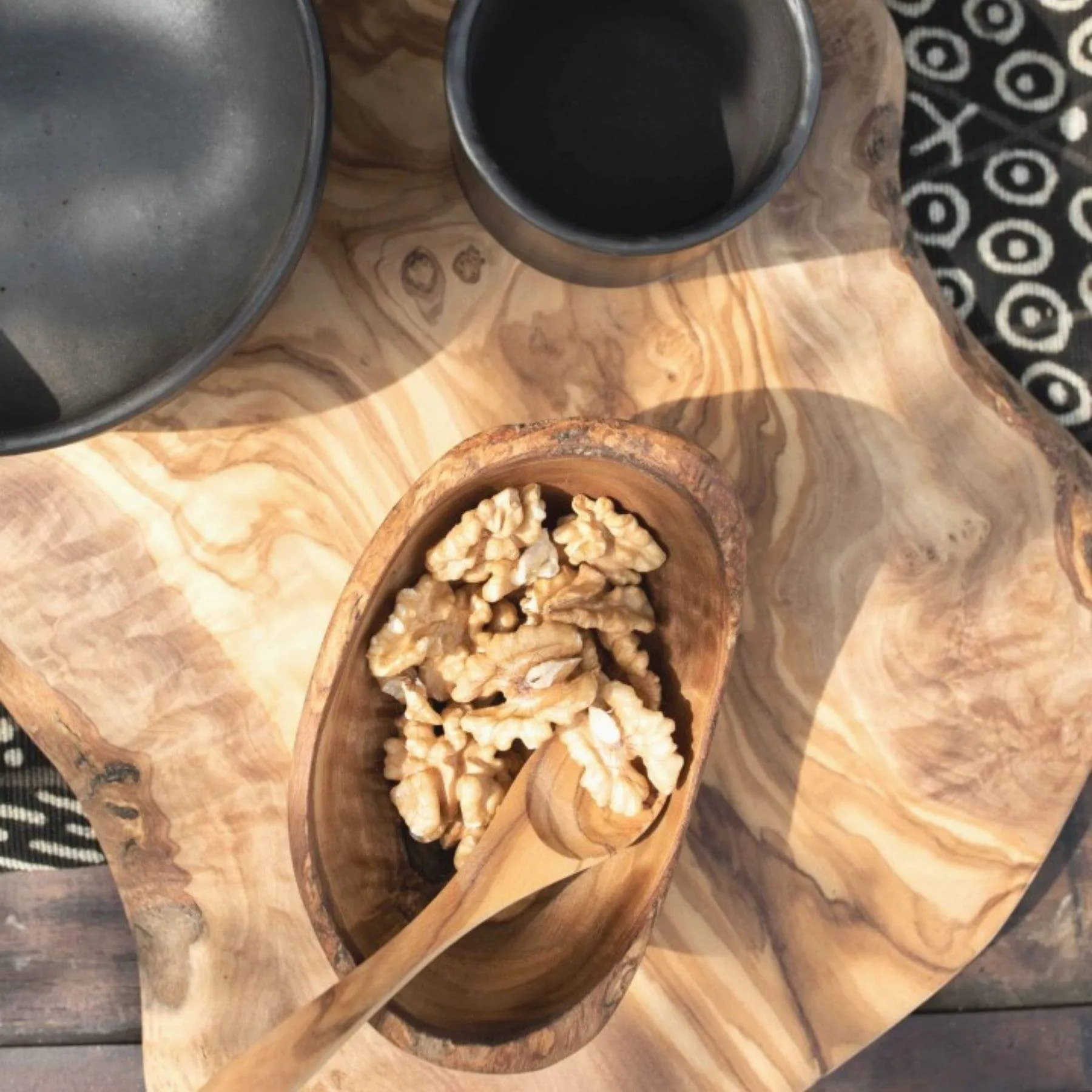 Olive Wood Aperitive Bowl | 14x9cm Zoco Home