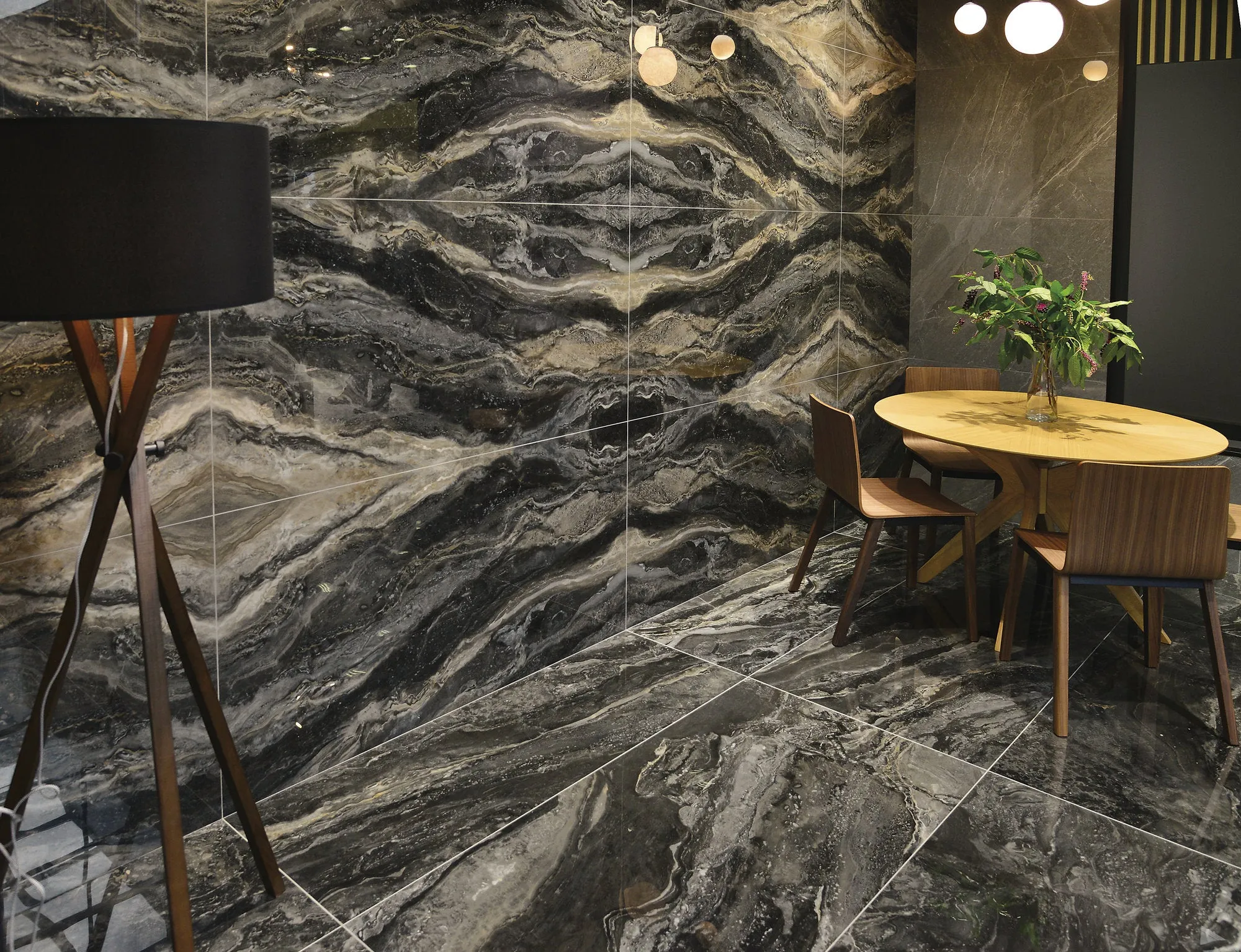 Orobico Light Marble Effect Porcelain Tile 60x120cm Polished