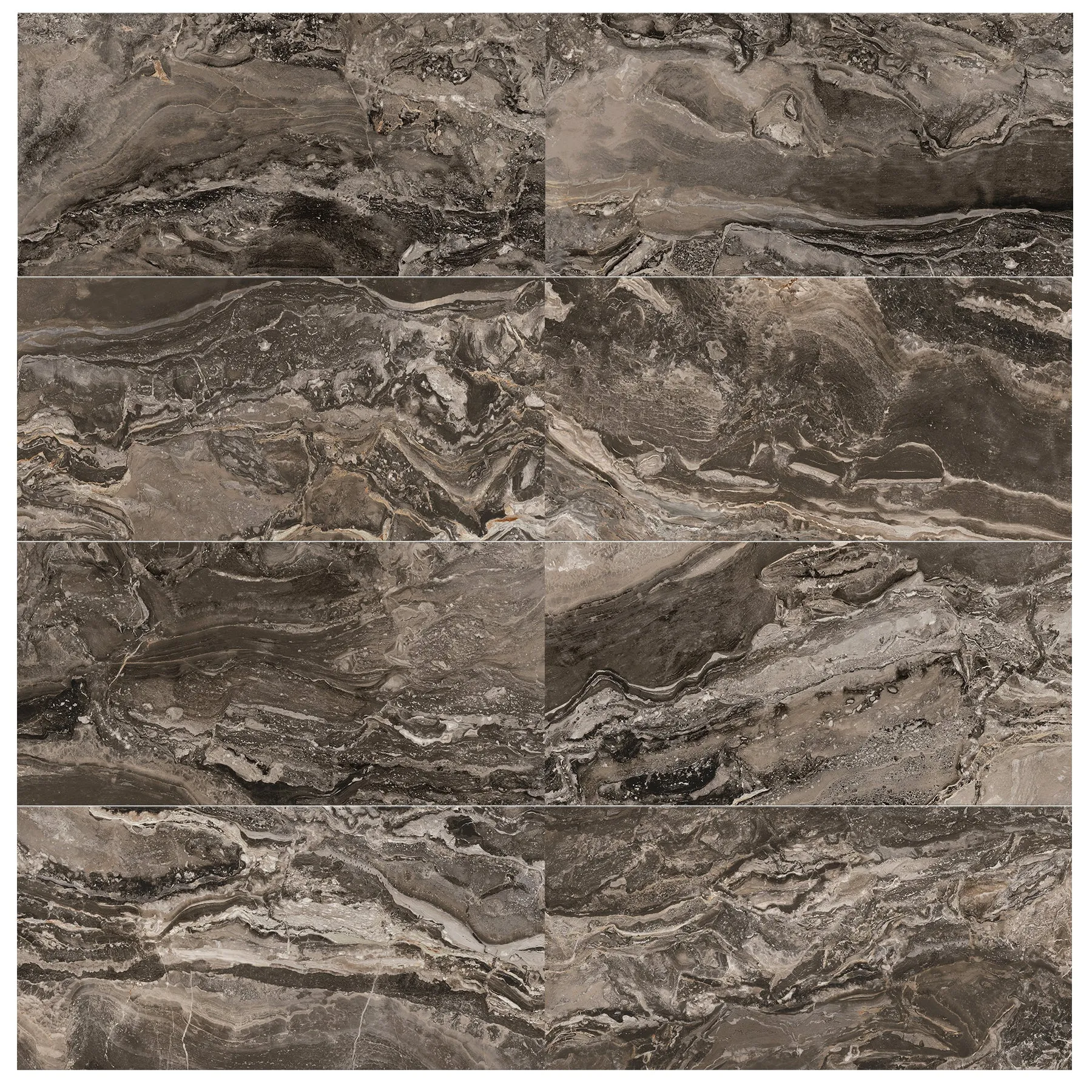 Orobico Light Marble Effect Porcelain Tile 60x120cm Polished
