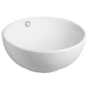 Ovalle Countertop Round Basin - White