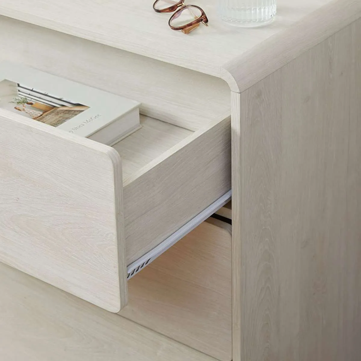 Owen Three Drawer - Cream Mocka