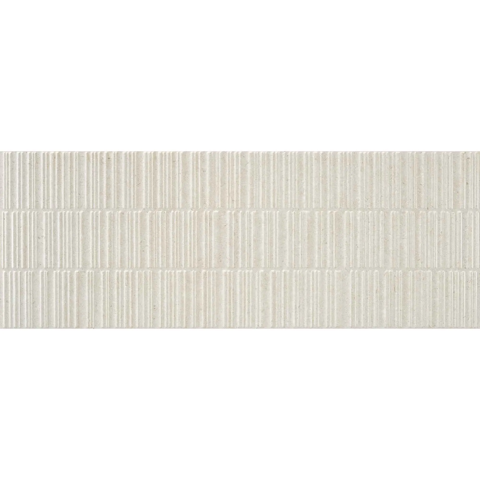 Palma Almond Stone Effect Decor Wall Tile 33x90cm Matt