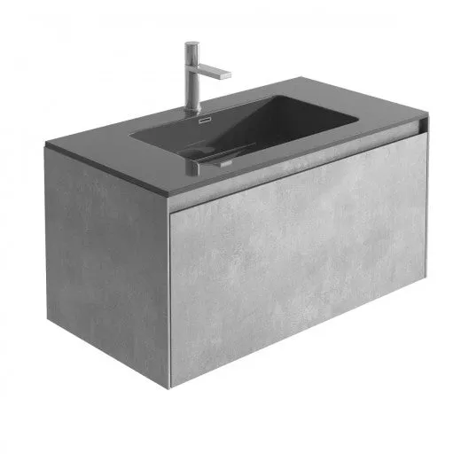 Perth Wall Hung Vanity Unit With Basin