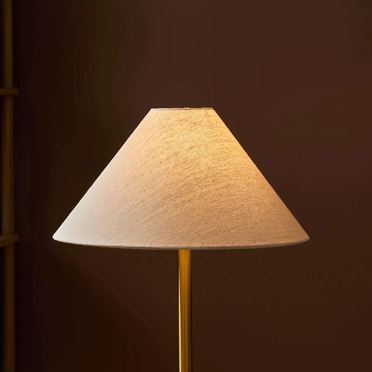 Phoebe Travertine Base Table Lamp Mocka
