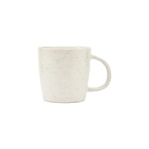 Pion Stoneware Mug | White/Grey 9x9cm Zoco Home