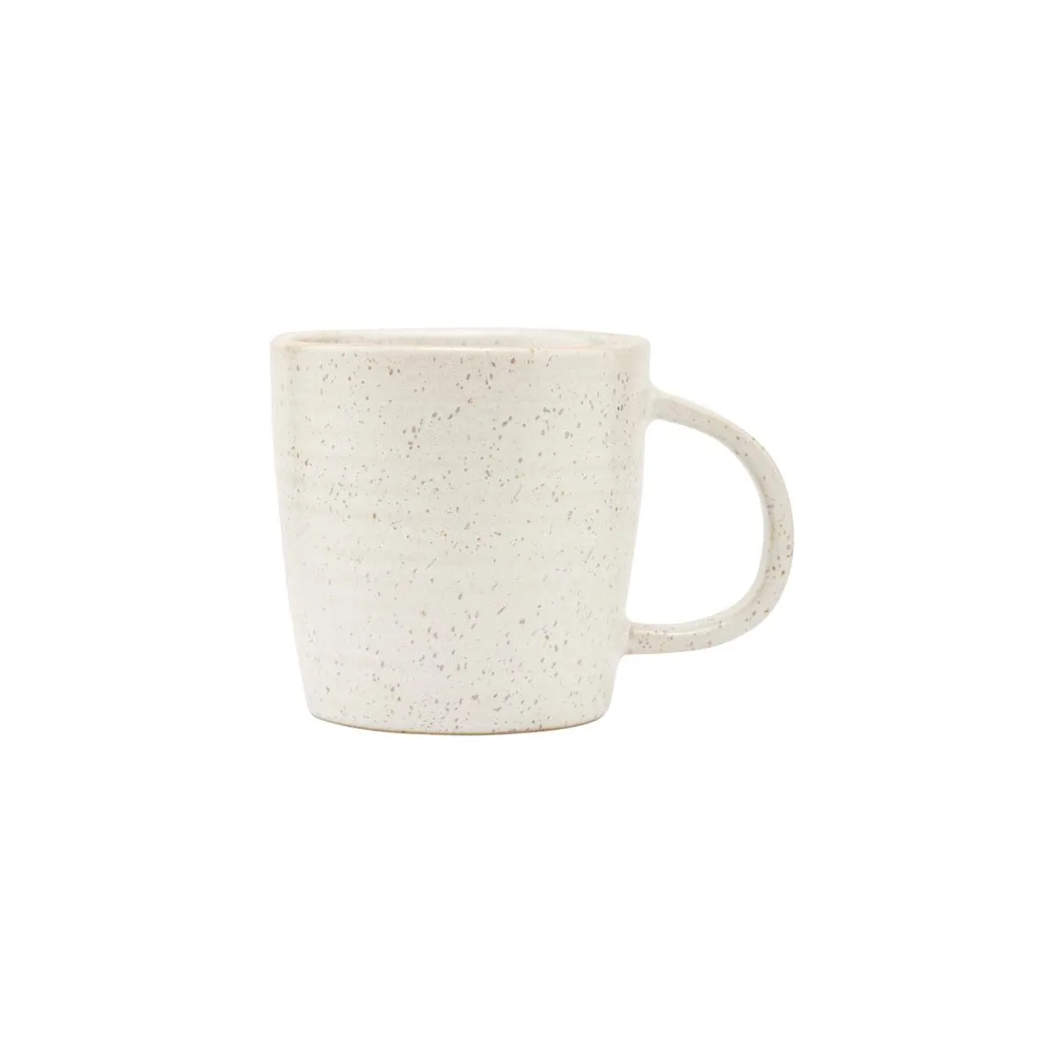 Pion Stoneware Mug | White/Grey 9x9cm Zoco Home
