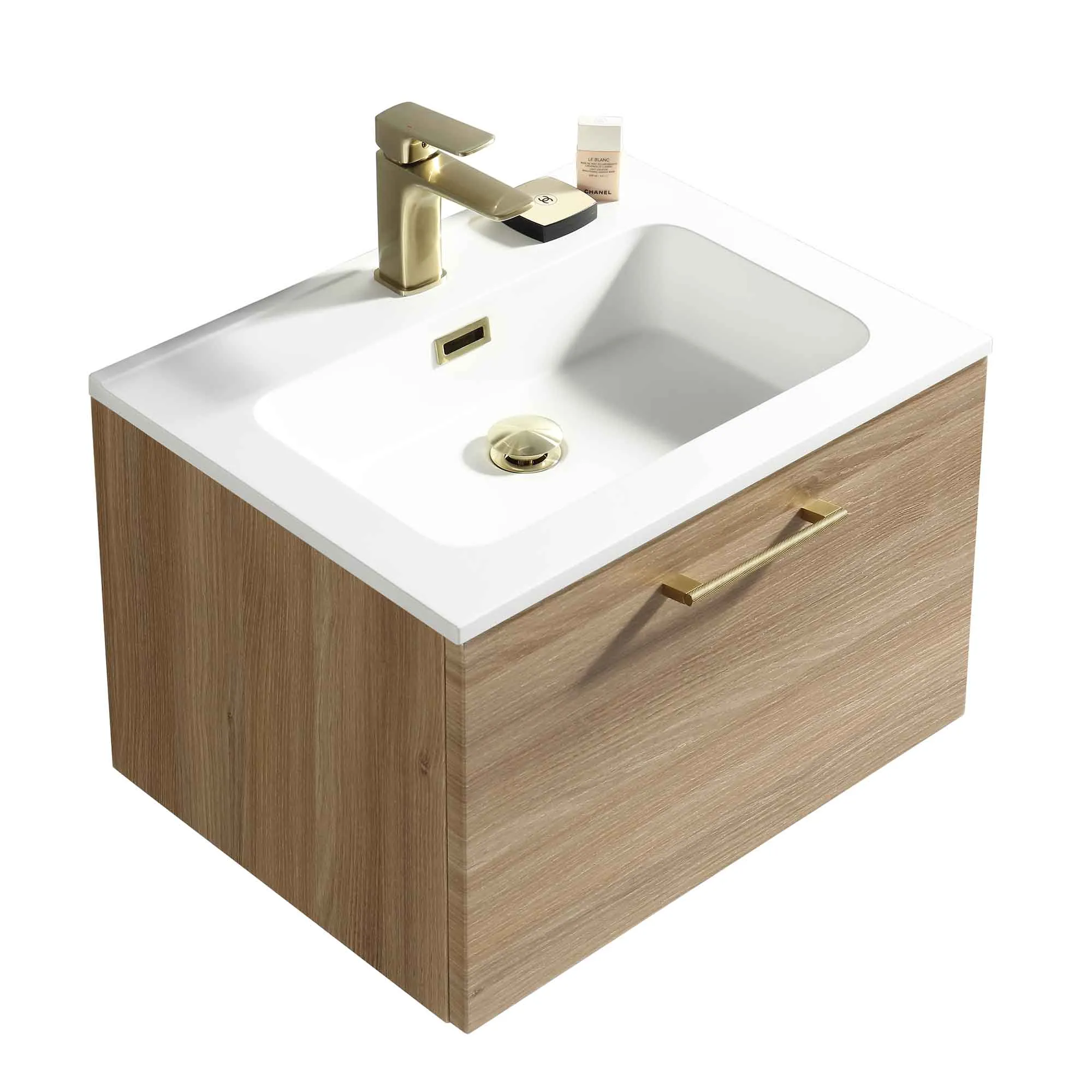 Pisa 600 Wall Mounted Vanity Unit With Washbasin