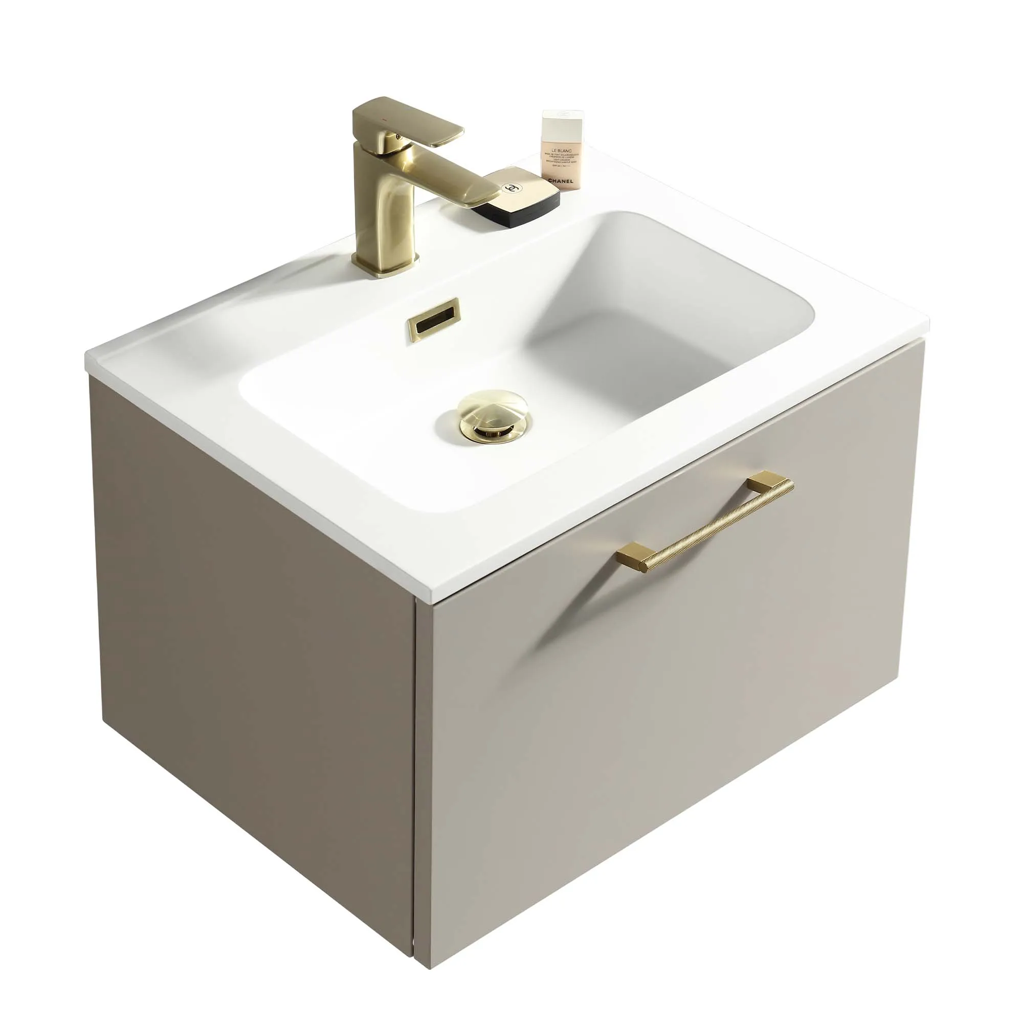 Pisa 600 Wall Mounted Vanity Unit With Washbasin