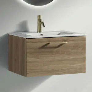 Pisa 600 Wall Mounted Vanity Unit With Washbasin