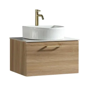 Pisa 600 Wall Mounted Vanity Unit With Worktop
